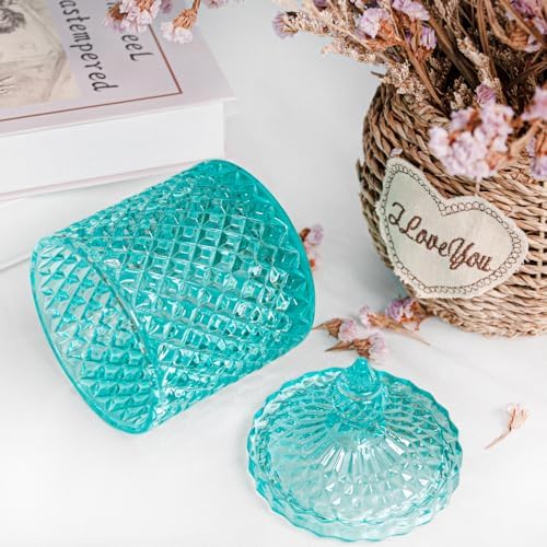 2 Pack Glass Qtip Holder, Apothecary Jars - Image 6