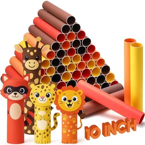 MotiMind 60 Pcs Cardboard Tubes by MotiMind