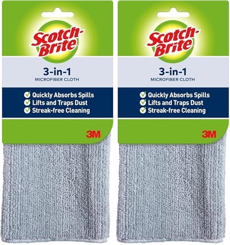 Scotch-Brite 3-in-1 Microfiber Kitchen Cloth by Unknown