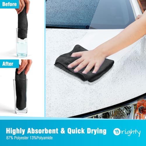 Orighty Microfiber Cleaning Cloth, Cleaning Rags, 12 Pack, 12x11 in - Image 3