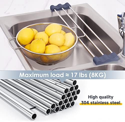 Tomorotec Adjustable Over-The-Sink Kitchen Rack, Deep Gray - Image 2