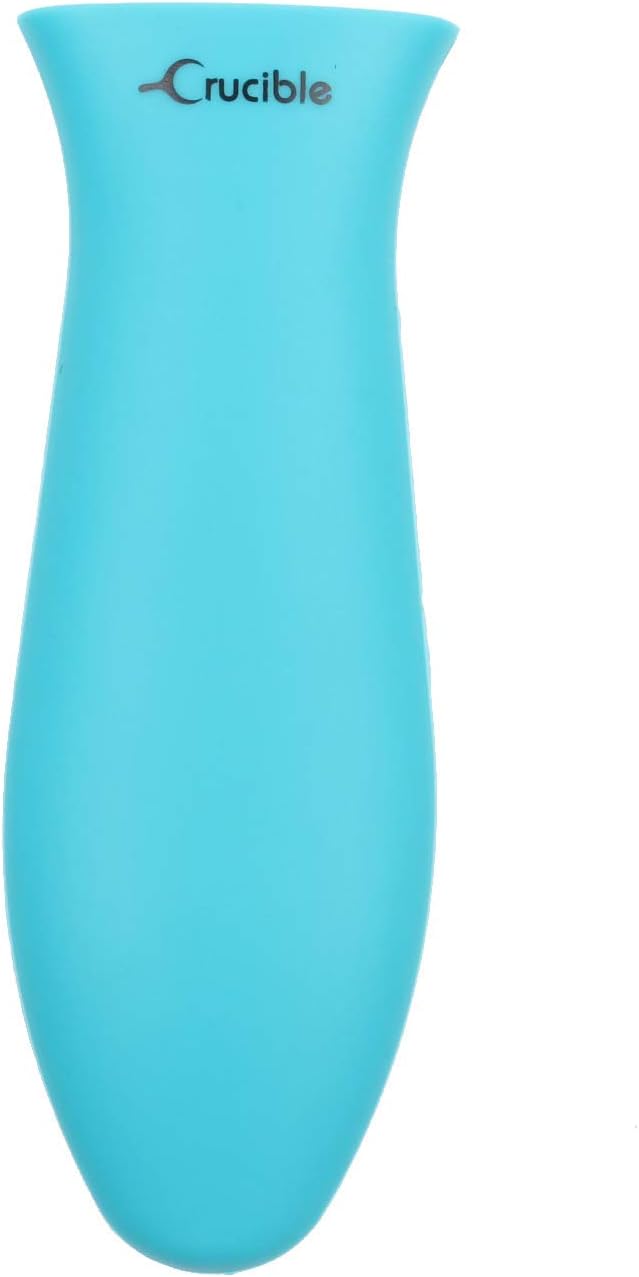 Crucible Cookware Silicone Hot Handle Holders Multipacks… (Turquoise, 7-Pack)