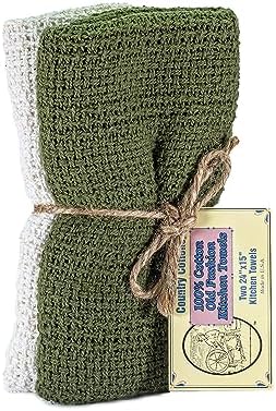 Old Fashion 100% Cotton Kitchen Towels by Country+Cottons