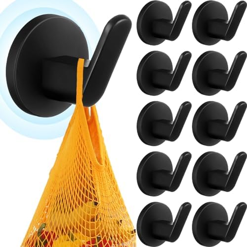 Kanayu 10 Pcs Magnetic Hooks Heavy Duty Magnetic Wreath Hanger, Magnet Tool by Kanayu