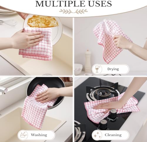 Homaxy 16 Pack Terry Kitchen Dish Cloths - Image 5