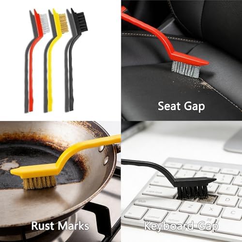 Commercial-Grade Crevice Cleaning Brush Set, Ultra-Stiff Heavy-Duty Gap - Image 4