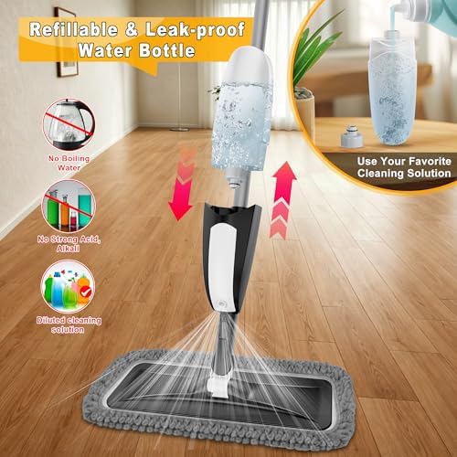 Spray Mop for Floor Cleaning: Microfiber Wet Dry Mops - Image 4