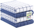 Kitinjoy Premium Kitchen Towels, Large 100% Cotton Terry 390 GSM Kitchen Hand by Kitinjoy