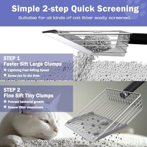 Metal Cat Litter Scooper Kit - Image 4