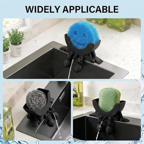 Creative Drainage Sponge Holder: Traceless Glue, 3D Printed Funny Kitchen Sink - Image 7