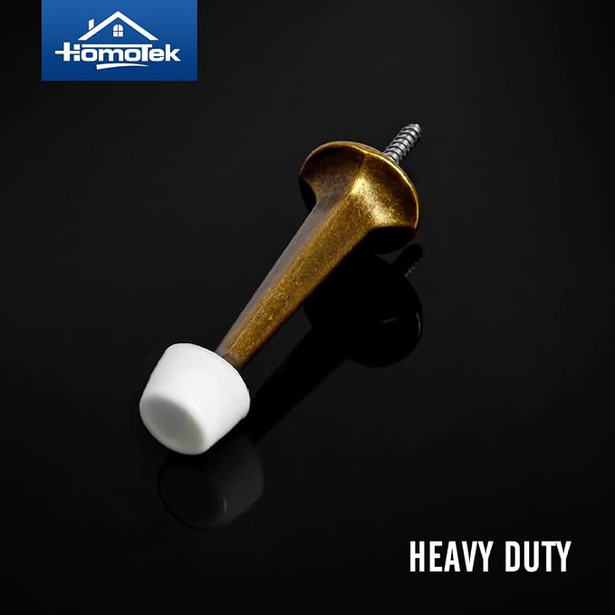 HOMOTEK 12 Pack Heavy Duty Solid Rigid Door Stop - Image 3