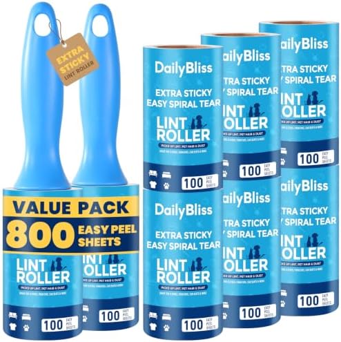 Extra Sticky Lint Roller for Pet Hair, 800 Sheets by Unknown