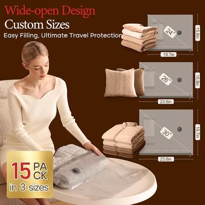 Vacbird Travel Vacuum Bags - Image 3
