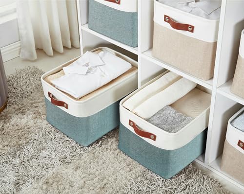 DECOMOMO Storage Bins, Large Fabric Storage Baskets - Image 2