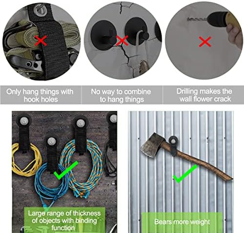JEEJINYAN® 4 PCS Heavy Duty Magnetic Hooks, Magnetic Garage Hooks, Magnetic - Image 6