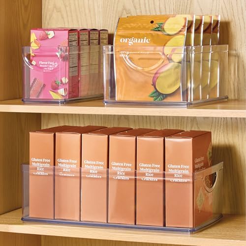 iDesign Stackable Clear Plastic Extra Long Storage Bin - Image 3