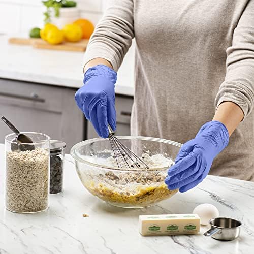 GUSTO Blue Disposable Nitrile Gloves - Image 5