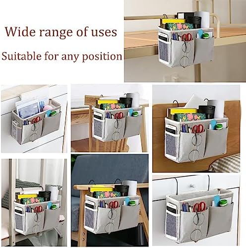 SMALL GOAL Bedside Caddy, Bedside Hanging Storage Organizer - Image 5