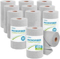 AIDEA Microfiber Cleaning Cloth Roll-600PK, Reusable Paper Towels 11.5×11.5" by AIDEAHOME