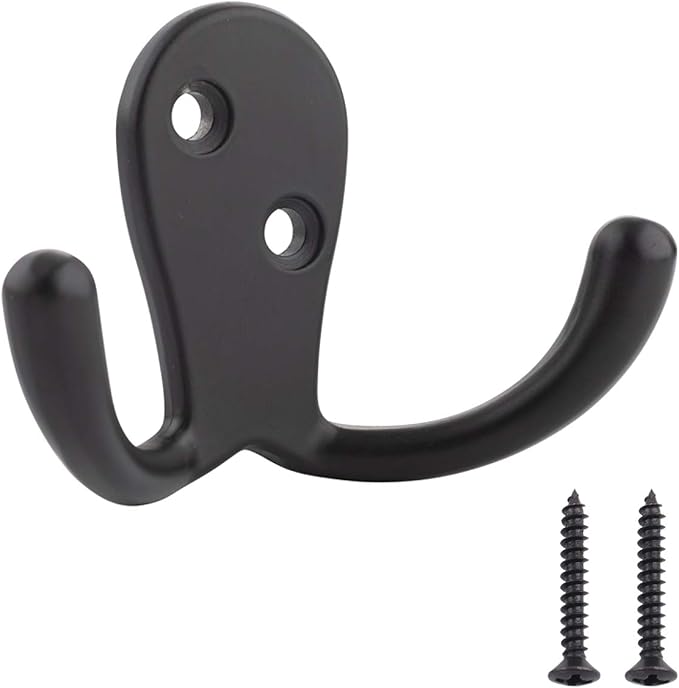 Amazon Basics Curved Zinc Robe Hook by AmazonBasics