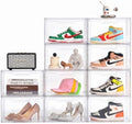 Magnetic Acrylic Clear Shoe Boxes – 360° Transparent Stackable Sneaker Storage by KOKOIN