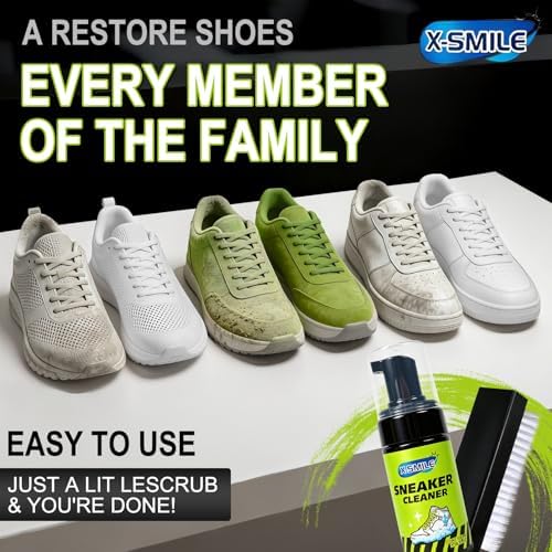 X-SMILE Sneaker Cleaning Kit Premium Foam Shoe Cleaner - Image 6