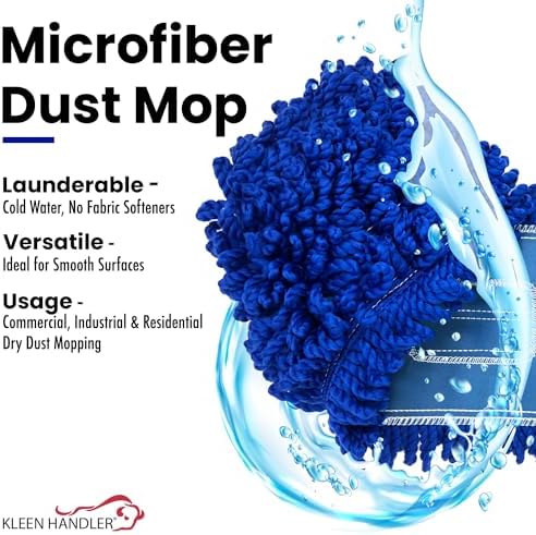 KLEEN HANDLER 36" Microfiber Dust Mop Head Replacement, 1 Pack - Image 6