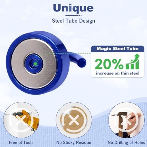 Neosmuk Magnetic Hooks Steel Tube Design - Image 3