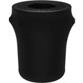 Tanlade 32 Gallon Stretch Trash Can Cover Outdoor Spandex Waste Container, Black, 1 Pc