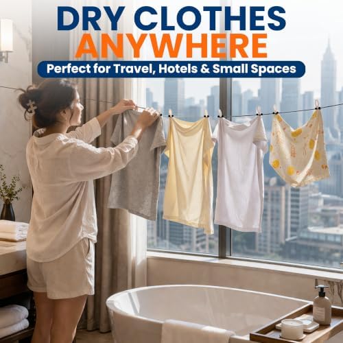 Travel Clothesline – Lightweight Portable Clothesline - Image 5