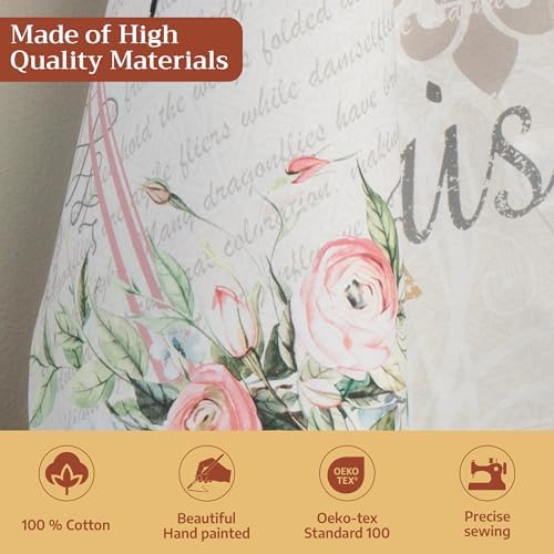 Maison d' Hermine Kitchen Towels Set of 2 Reusable 100% Cotton 27.50" x 20" - Image 3