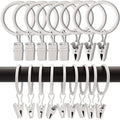 LLPJS 100 Pack Curtain Rings by LLPJSCurtainRingsClipHooks