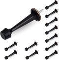 HOMOTEK 12 Pack Heavy Duty Solid Rigid Door Stop by HOMOTEK