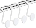 CHICTIE White Shower Curtain Hooks, Rustproof Shower Curtain Rings by CHICTIE