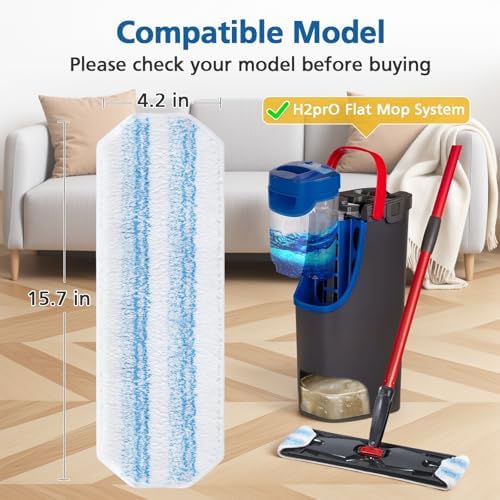 10 Pack H2prO Mop Pads Compatible - Image 2