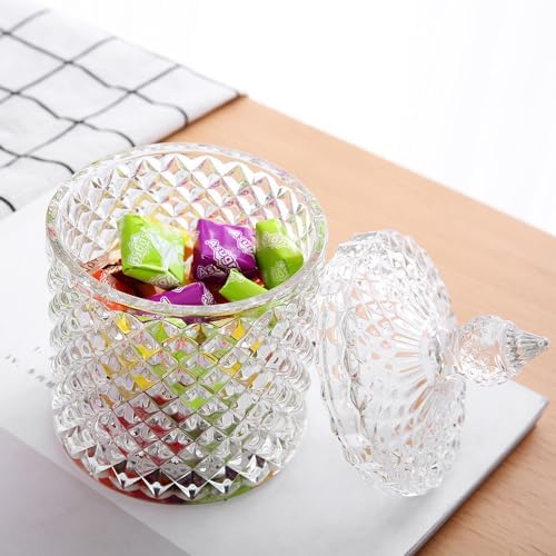 10 oz Clear Glass Candy Dish - Image 6