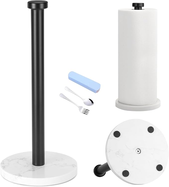 Standing Paper Towel Holder, Kitchen Paper Towel Roll Holder- by GWGTHZ