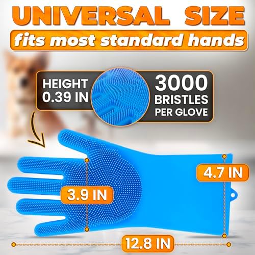 2-in-1 Cat and Dog Shampoo Gloves - Image 2