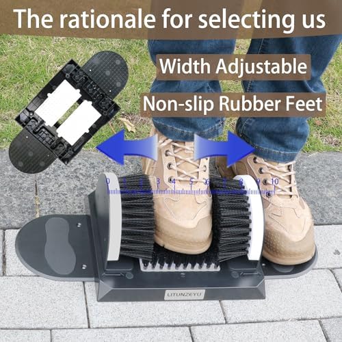 Adjustable Width Boot Scrubber & Shoe Cleaner - Image 4
