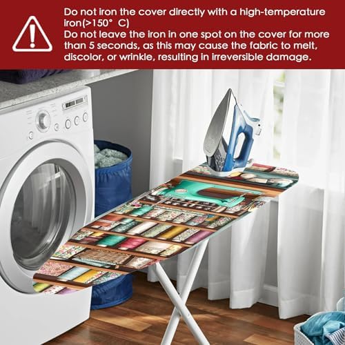 Nuxovilar Sewing Supplies Shelf Ironing Board Cover 15x54 Polyester - Image 6