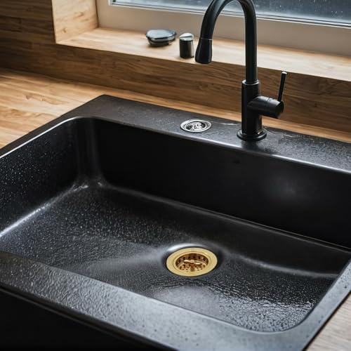 Westbrass A213-01 3-1/2" Wing Nut Twist Style Large Kitchen Sink Basket Strainer - Image 7