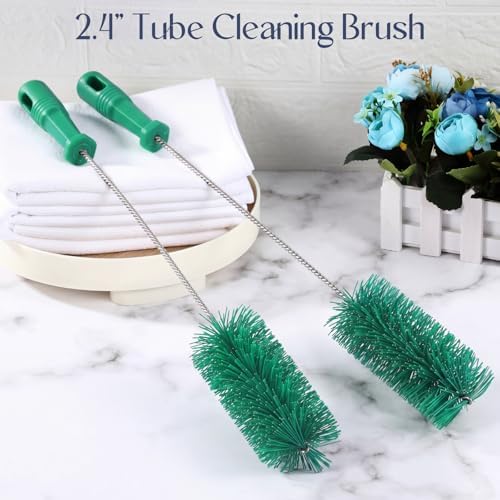 Baderke 2 Pcs Drain Brush Pipe Cleaning Tube Brush, 19.7 x 2.4 Inch - Image 4