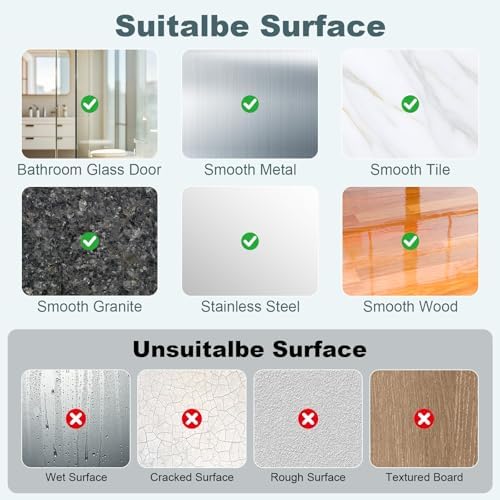 JOTPE Expandable Shower Caddy, No-Drill Suction Shower Shelf - Image 5