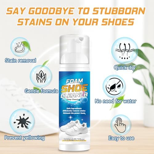 White Shoe Cleaner Kit 6.76Oz, Sneaker Cleaner - Image 4