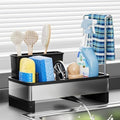 Ewaiira Stainless Steel Sink Caddy, Sponge Holder by EwaiiraHomeStorageOrganizer
