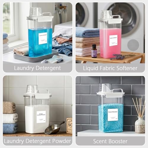 75OZ Laundry Detergent Dispenser, Liquid Laundry Soap Dispenser, Fabric - Image 7