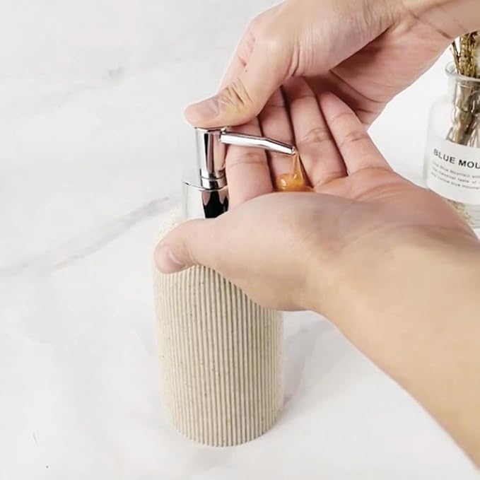 Sand Beige Hand Soap Dispenser - Image 7