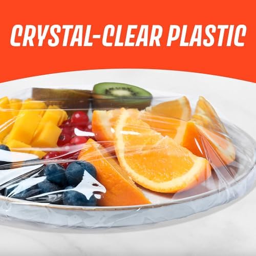 Saran Cling Plus Clear Plastic Wrap, Food Storage, Easy Dispense, 200 Sq Ft Roll - Image 6