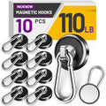 Heavy Duty Magnetic Hook, 10 Pack by Unknown