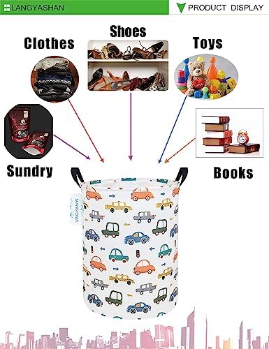 Round Laundry Basket Collapsible Storage Hamper - Image 4
